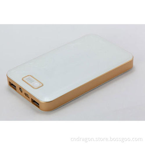 Power Banks with 9,000mAh Capacity, Dual USB Output, 3D Imprinting Flower